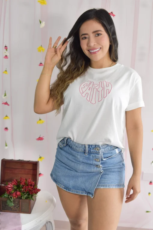 Camiseta básica premium faith