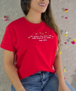 Camiseta báscia premium He counts the stars