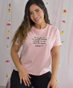 Camiseta básica premium El miedo no me puede vencer